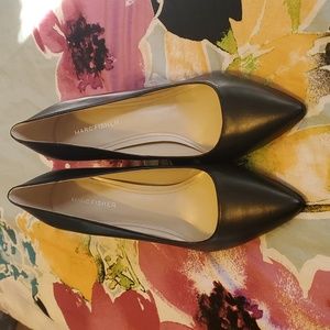Marc Fisher 3 inch block heels never worn.
